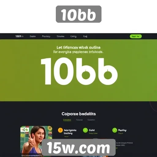 Interface de usuário do site 10bb é intuitiva